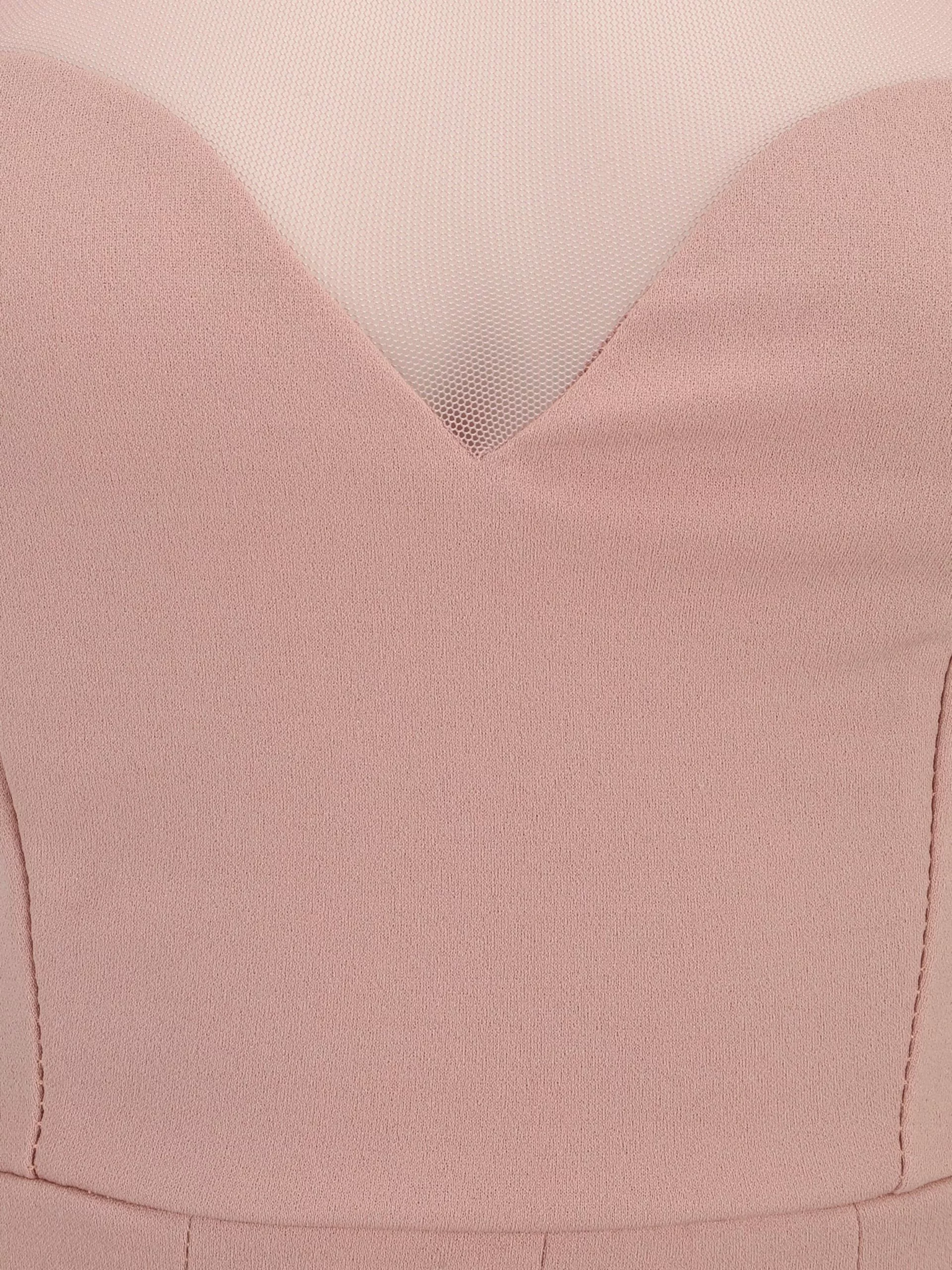 Wal G Minikleider Kleid BERNICE Frauen Puder 3 Wal G Minikleider Kleid BERNICE Frauen Puder – Bild 3