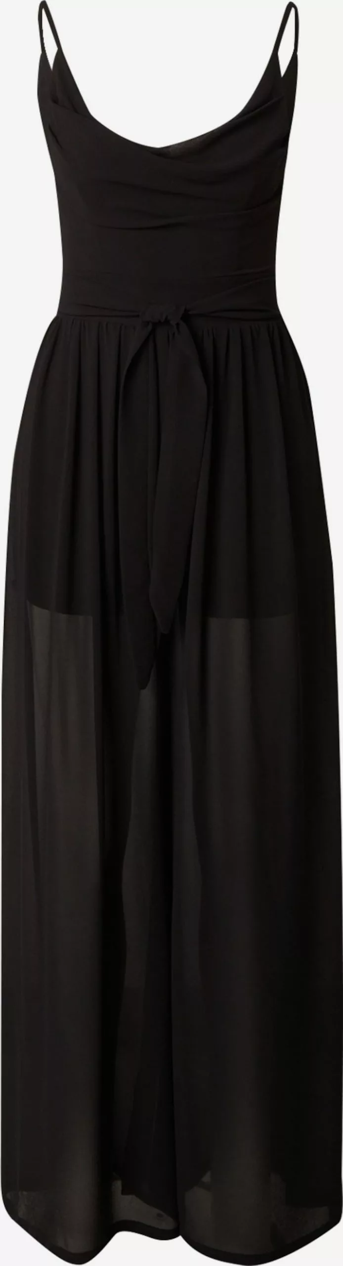 Wal G Lange Jumpsuits Jumpsuit RAIN Frauen Schwarz 1 Wal G Lange Jumpsuits Jumpsuit RAIN Frauen Schwarz