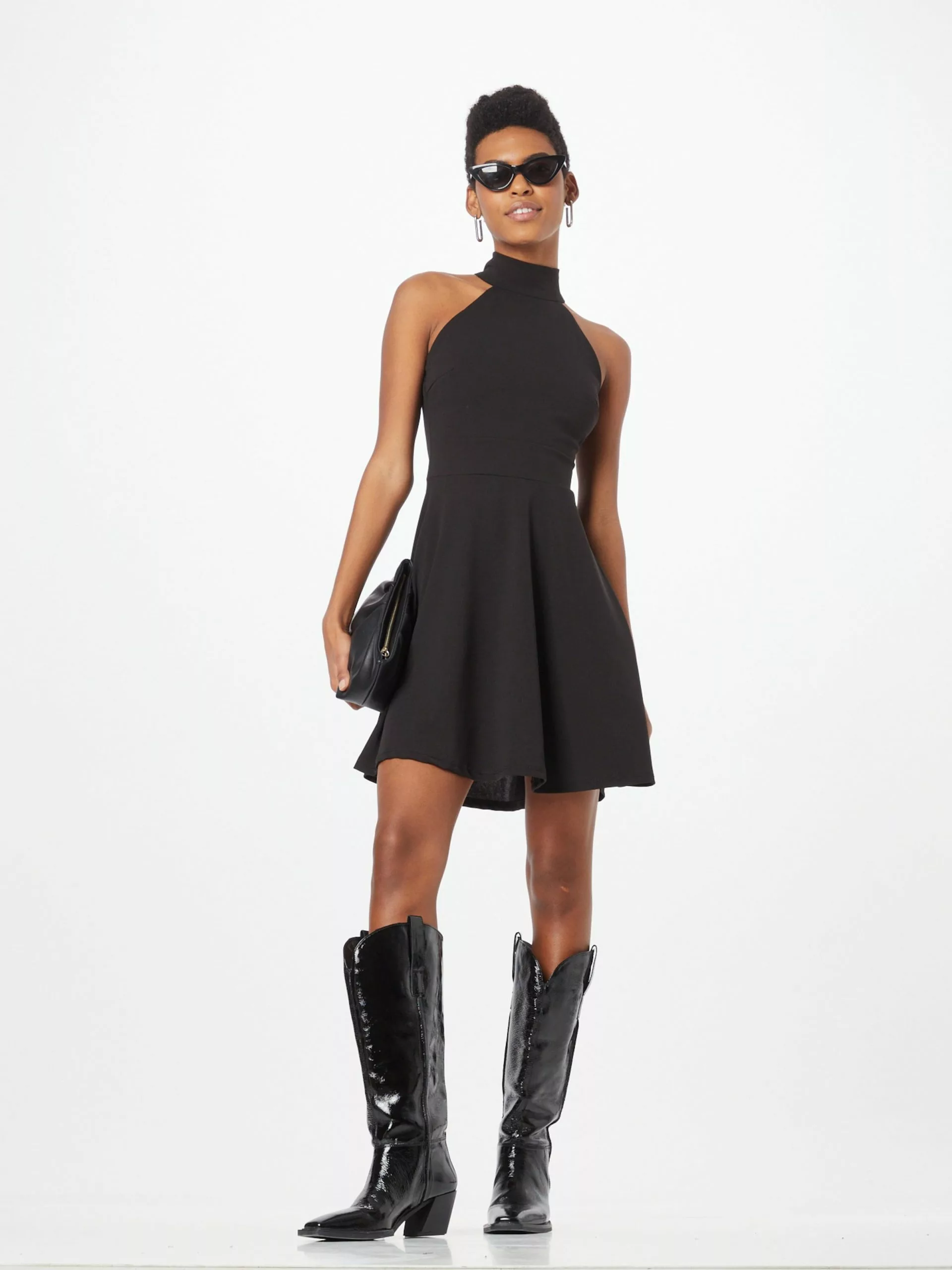 Wal G Jerseykleider Kleid ANNIE Frauen Schwarz 5 Wal G Jerseykleider Kleid ANNIE Frauen Schwarz – Bild 5