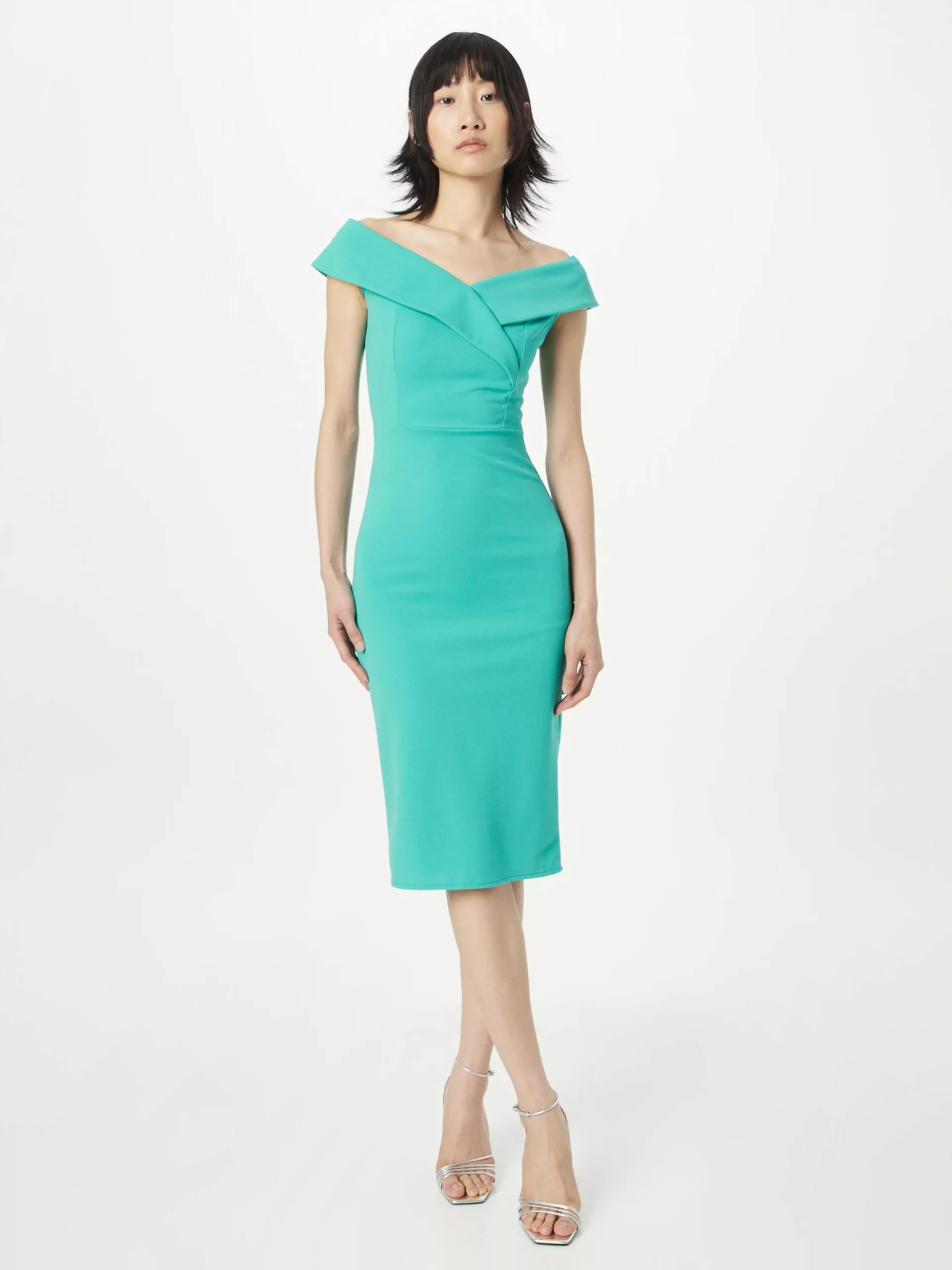 Wal G Jerseykleider Kleid Frauen Blau 3 Wal G Jerseykleider Kleid Frauen Blau – Bild 3