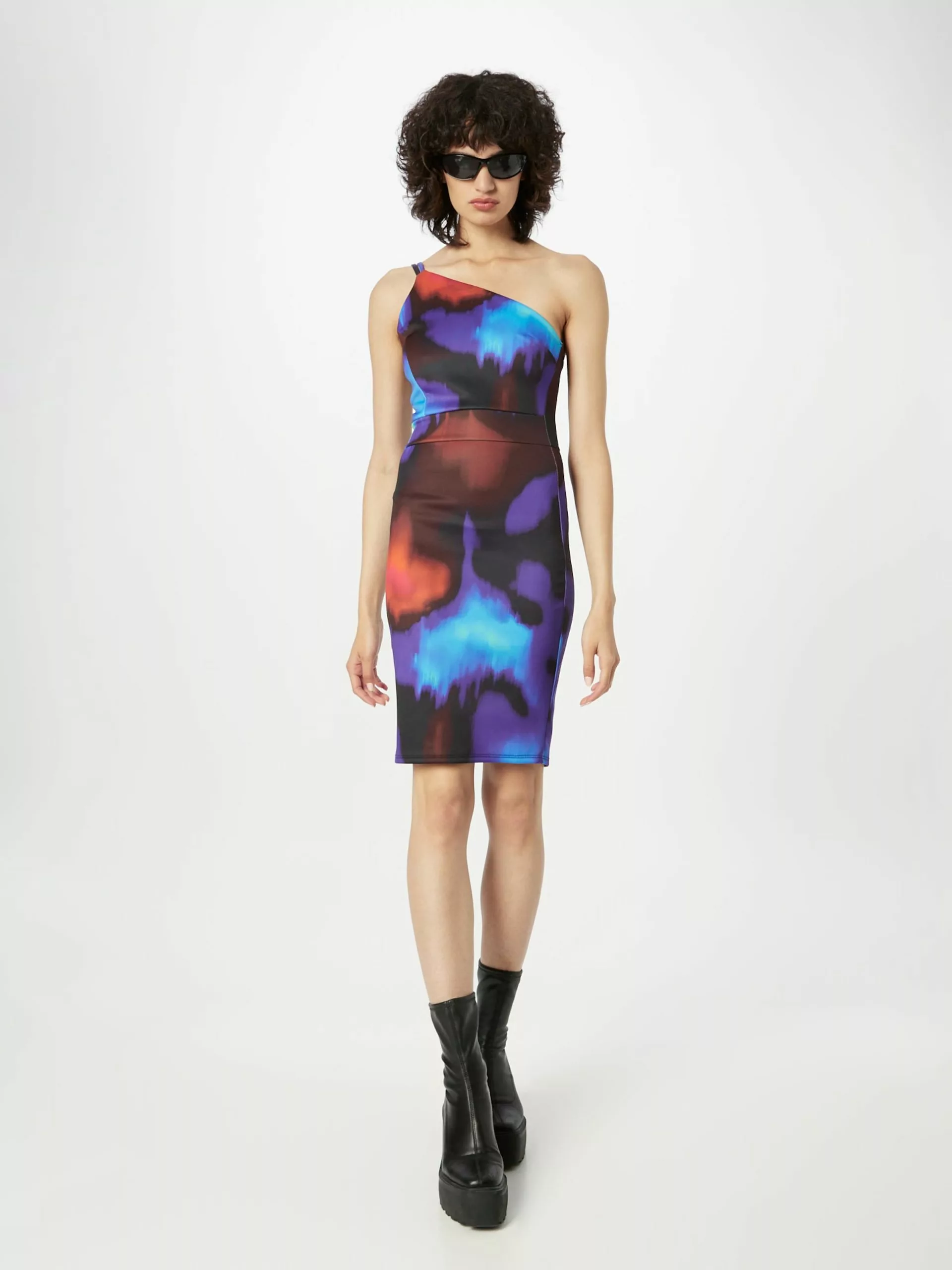 Wal G Minikleider Kleid VLERA Frauen Blau / Hellblau 5 Wal G Minikleider Kleid VLERA Frauen Blau / Hellblau – Bild 5