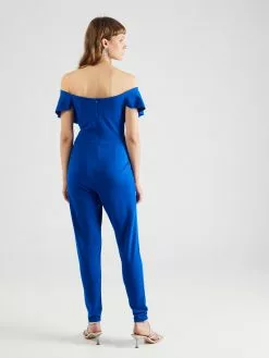 Wal G Lange Jumpsuits Jumpsuit CHRISTINA Frauen Blau -Wal G Verkaufsshop 1679a9e5071da433cfa741a44fcc8d43