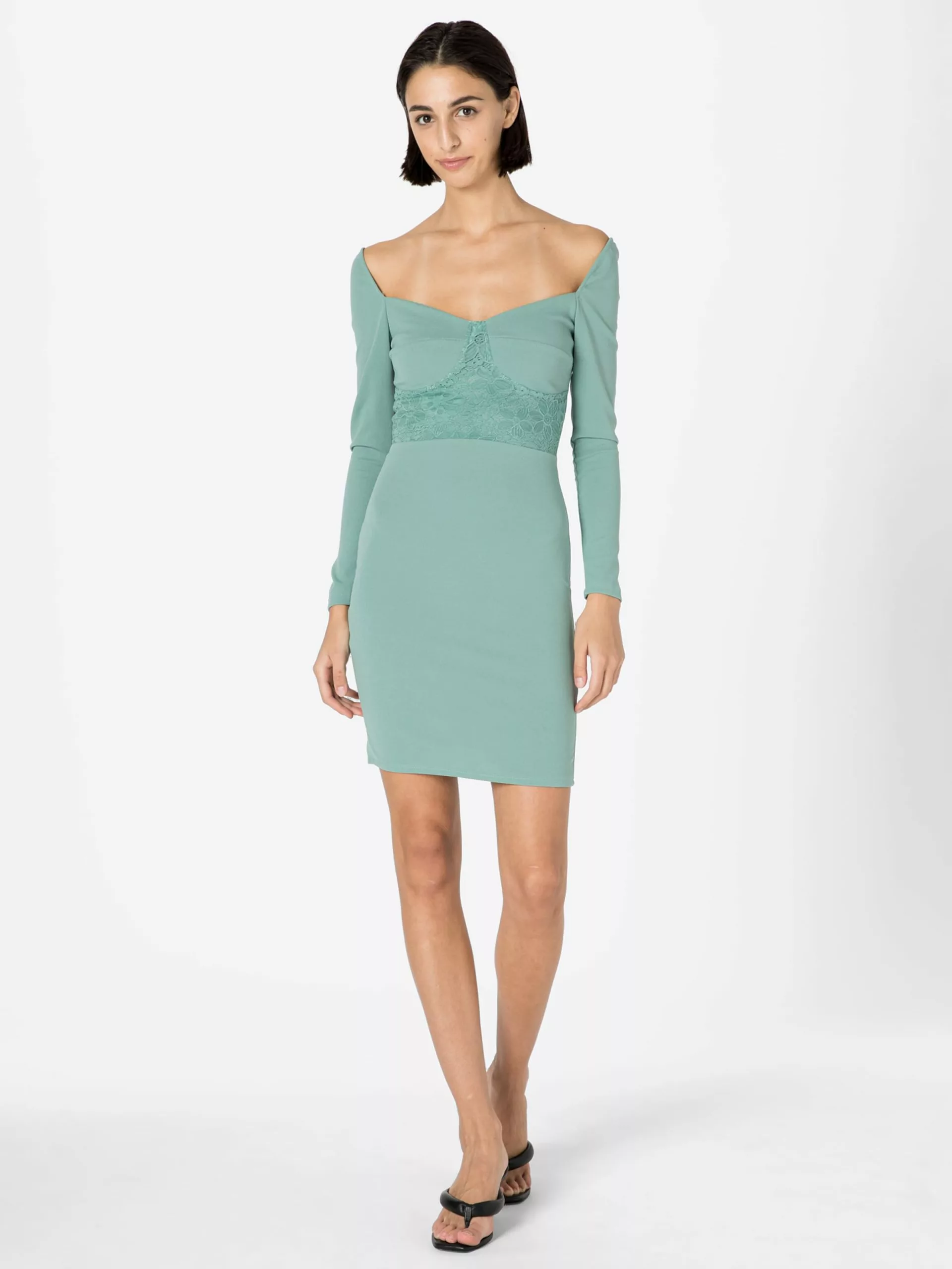 Wal G Cocktailkleider Kleid TERESA Frauen Pastellgrün 5 Wal G Cocktailkleider Kleid TERESA Frauen Pastellgrün – Bild 5