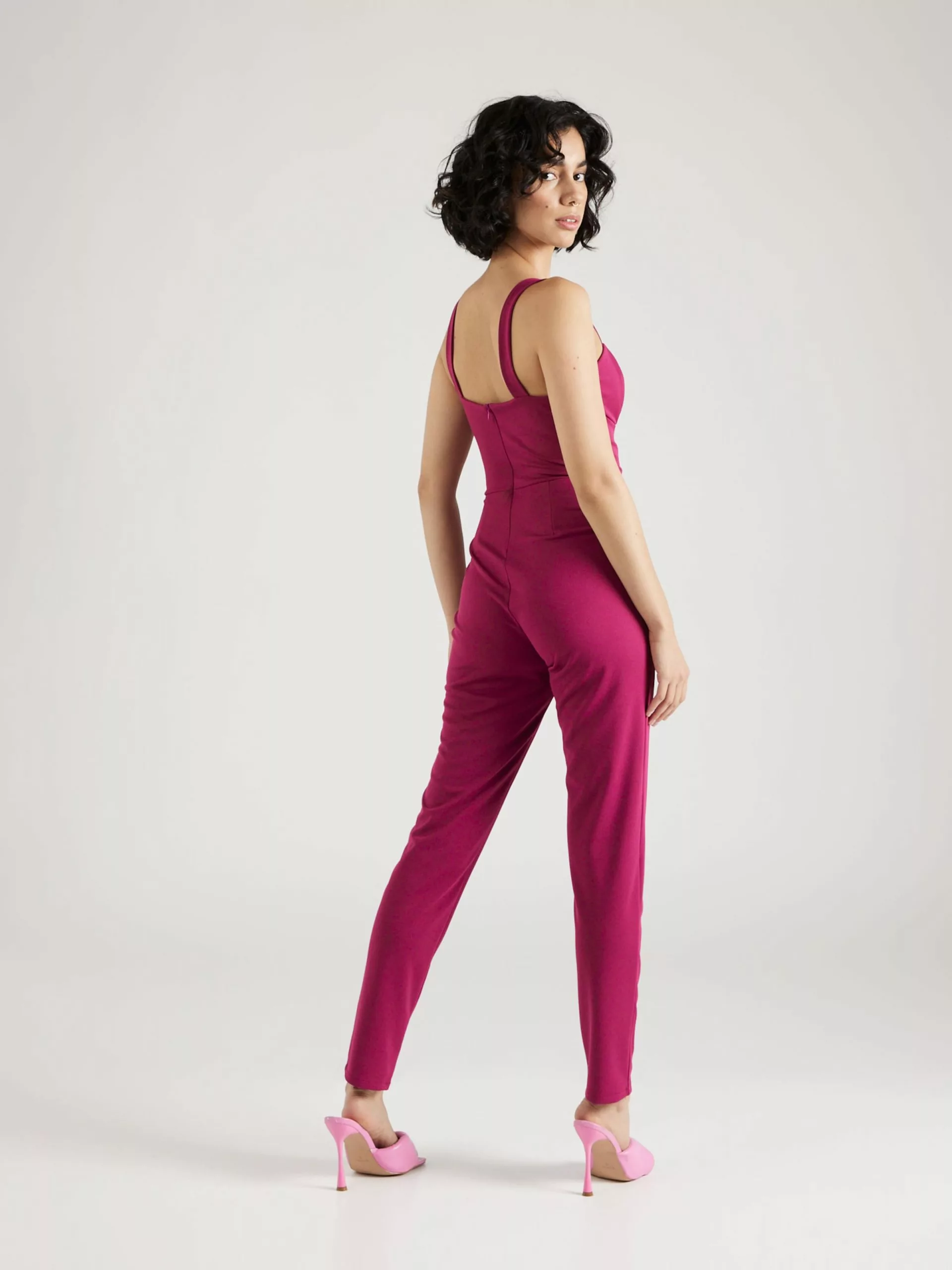 Wal G Lange Jumpsuits Jumpsuit ERIN Frauen Fuchsia 4 Wal G Lange Jumpsuits Jumpsuit ERIN Frauen Fuchsia – Bild 4
