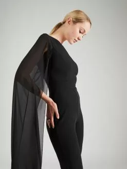 Wal G Lange Jumpsuits Jumpsuit LOURA Frauen Schwarz 11 Wal G Lange Jumpsuits Jumpsuit LOURA Frauen Schwarz -Wal G Verkaufsshop 3547c7fb9ff1b33413ecabf3a8624f99