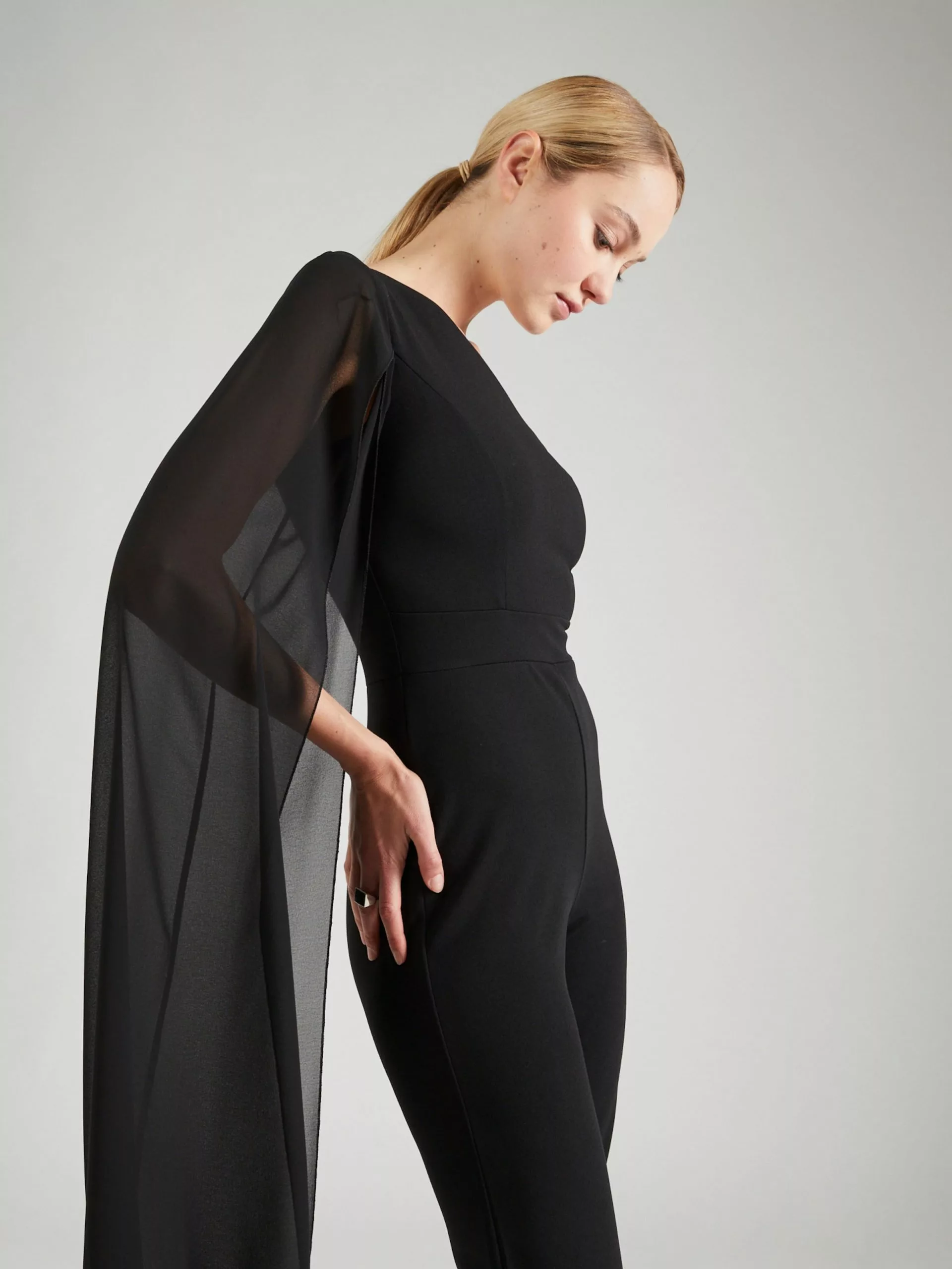 Wal G Lange Jumpsuits Jumpsuit LOURA Frauen Schwarz 4 Wal G Lange Jumpsuits Jumpsuit LOURA Frauen Schwarz – Bild 4