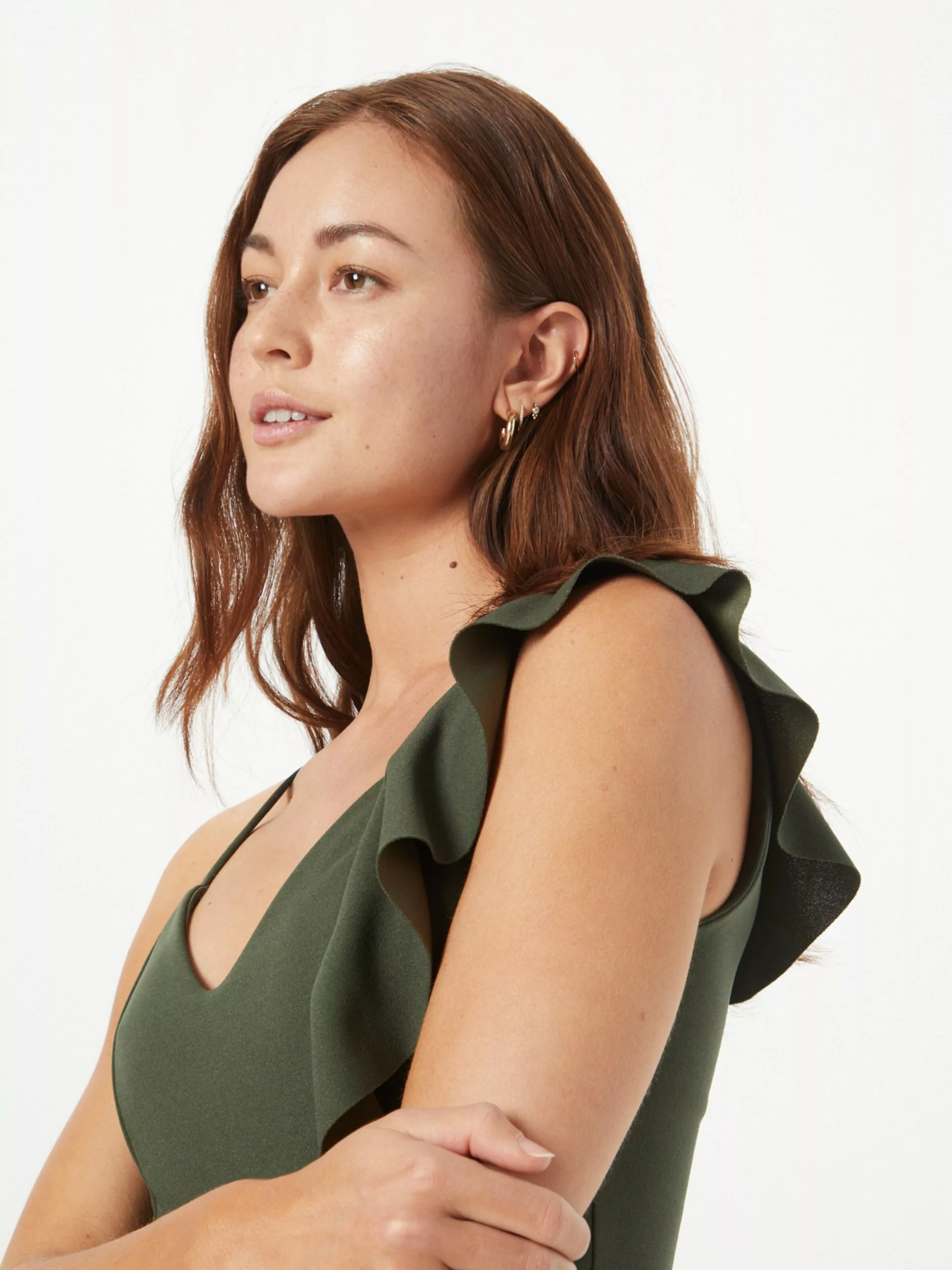 Wal G Lange Jumpsuits Jumpsuit IMAANI Frauen Khaki 2 Wal G Lange Jumpsuits Jumpsuit IMAANI Frauen Khaki – Bild 2