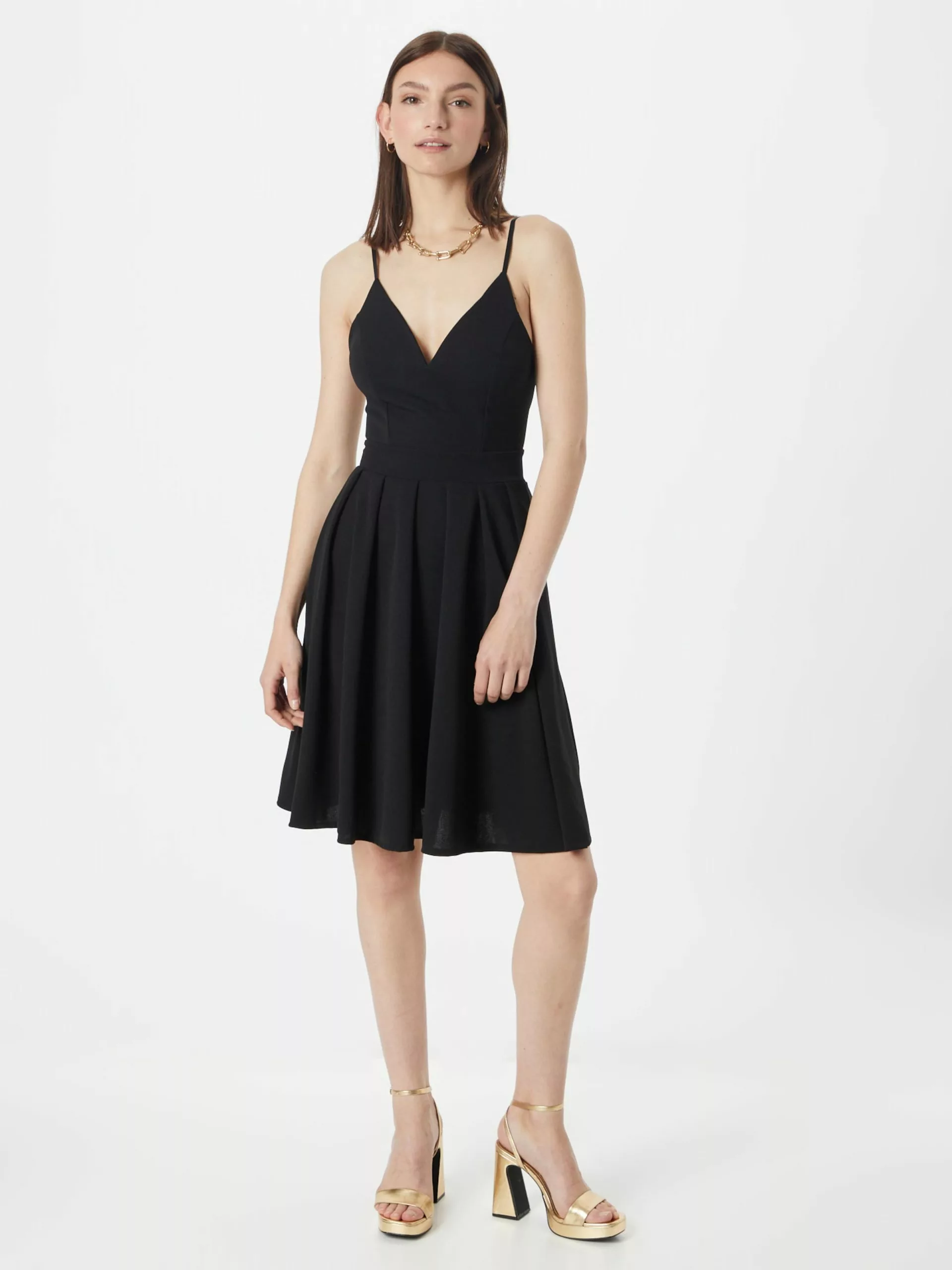 Wal G Minikleider Kleid SAIKA Frauen Schwarz 3 Wal G Minikleider Kleid SAIKA Frauen Schwarz – Bild 3