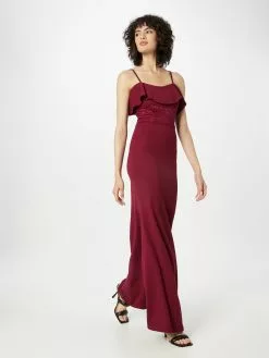 Wal G Abendkleider Kleid MITA Frauen Weinrot -Wal G Verkaufsshop 3adecc765094b8a2e39859c35e81367f