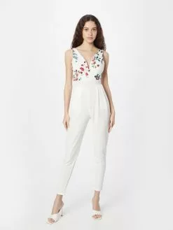 Wal G Lange Jumpsuits Jumpsuit Frauen Weiß -Wal G Verkaufsshop 446e72061ee981dfcf7b2693fe0a1675