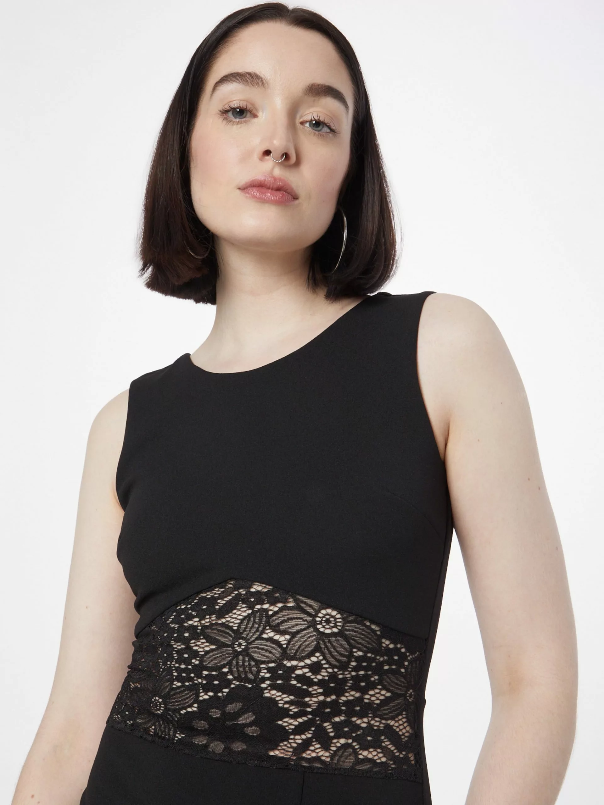 Wal G Maxikleider Kleid JEENA Frauen Schwarz 2 Wal G Maxikleider Kleid JEENA Frauen Schwarz – Bild 2