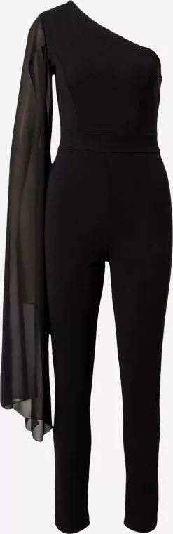 Wal G Verkaufsshop 4 Wal G Lange Jumpsuits Jumpsuit LOURA Frauen Schwarz