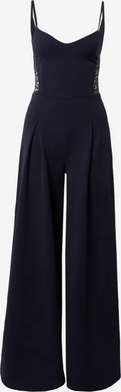 Wal G Lange Jumpsuits Jumpsuit LANEY Frauen Navy
