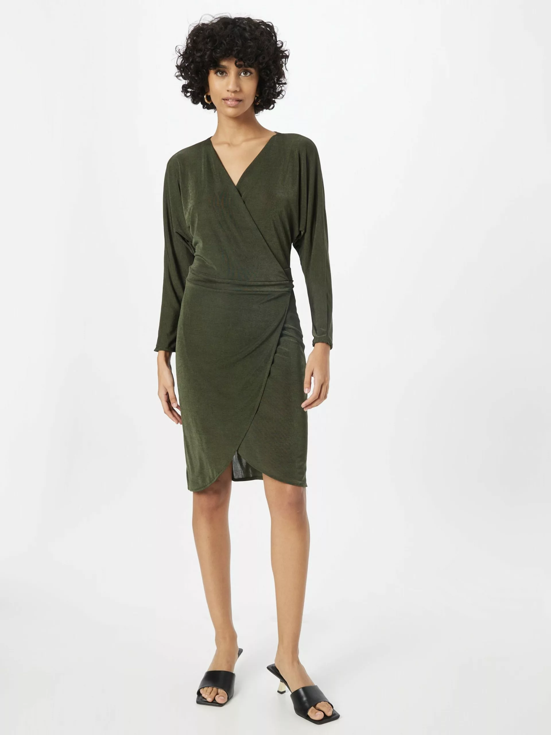 Wal G Minikleider Kleid Frauen Dunkelgrün 3 Wal G Minikleider Kleid Frauen Dunkelgrün – Bild 3