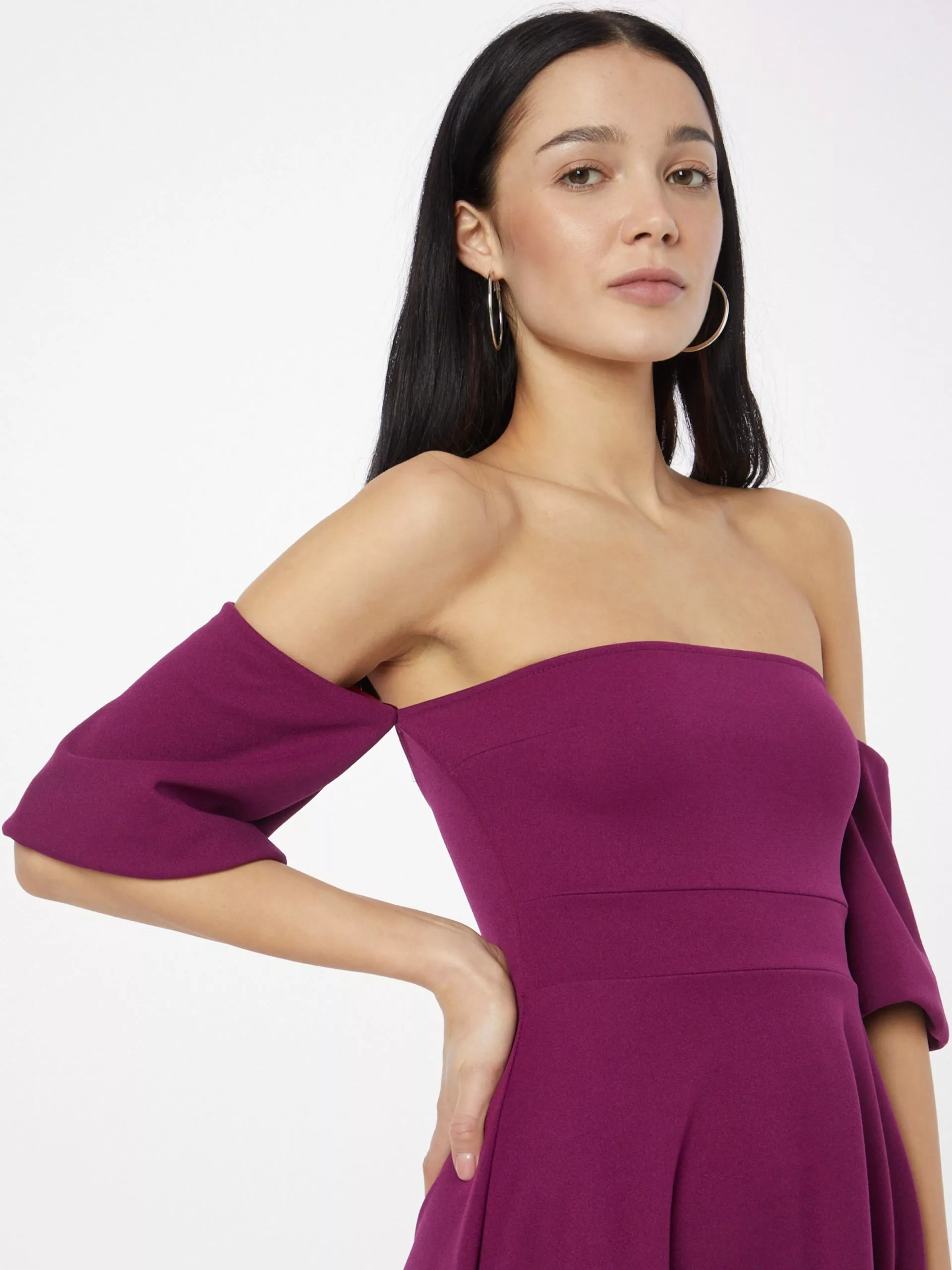 Wal G Minikleider Kleid RENVI Frauen Beere 2 Wal G Minikleider Kleid RENVI Frauen Beere – Bild 2