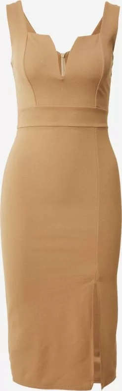 Wal G Etuikleider Kleid CRUISE Frauen Camel