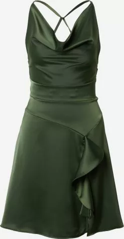 Wal G Cocktailkleider Kleid AJA Frauen Dunkelgrün