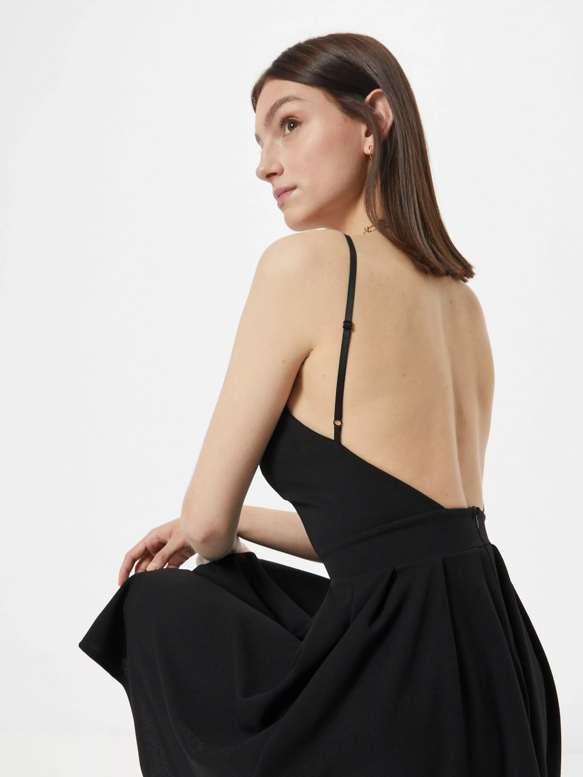 Wal G Minikleider Kleid SAIKA Frauen Schwarz 2 Wal G Minikleider Kleid SAIKA Frauen Schwarz – Bild 2