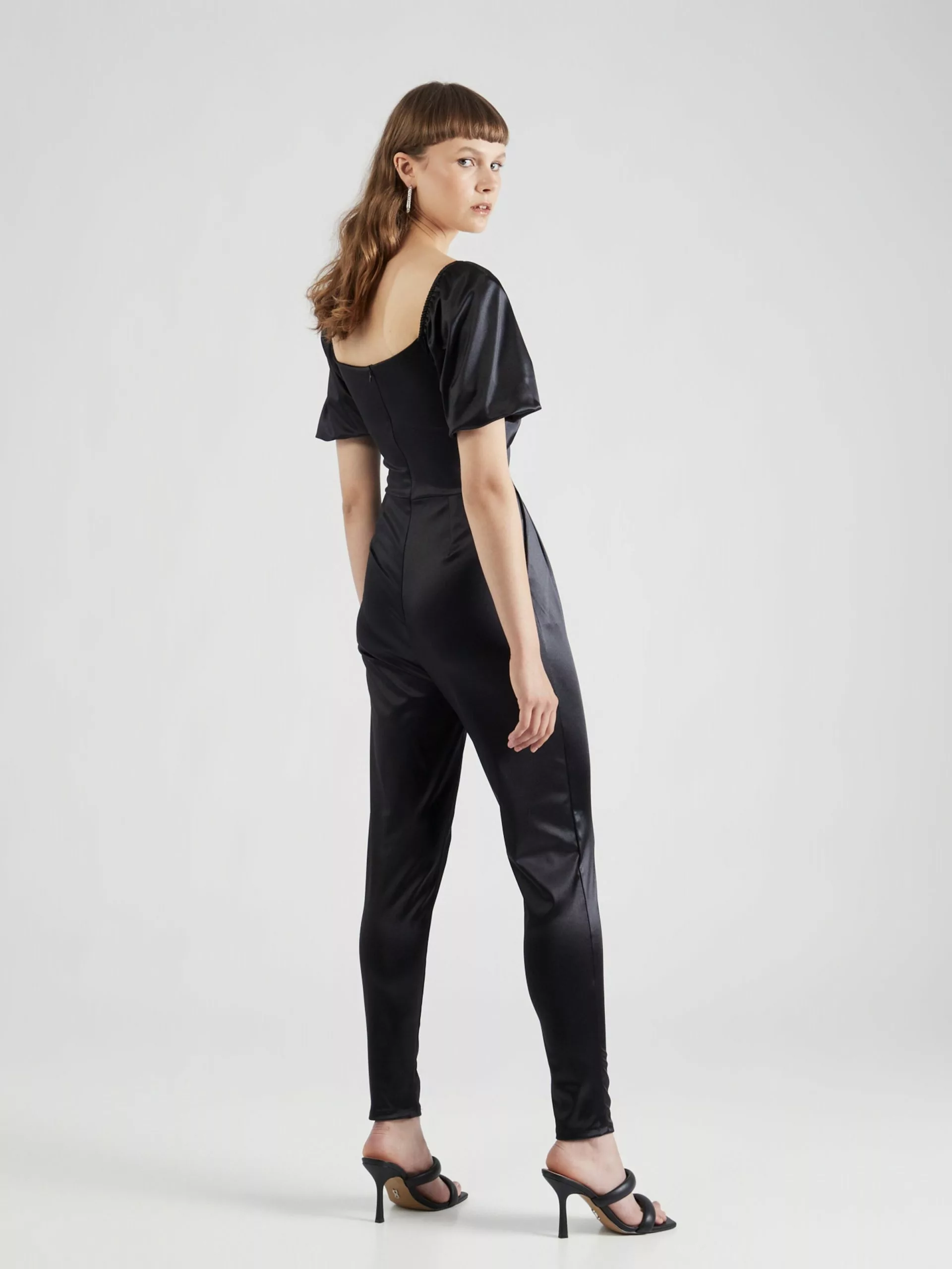 Wal G Lange Jumpsuits Jumpsuit BENNY Frauen Schwarz 4 Wal G Lange Jumpsuits Jumpsuit BENNY Frauen Schwarz – Bild 4