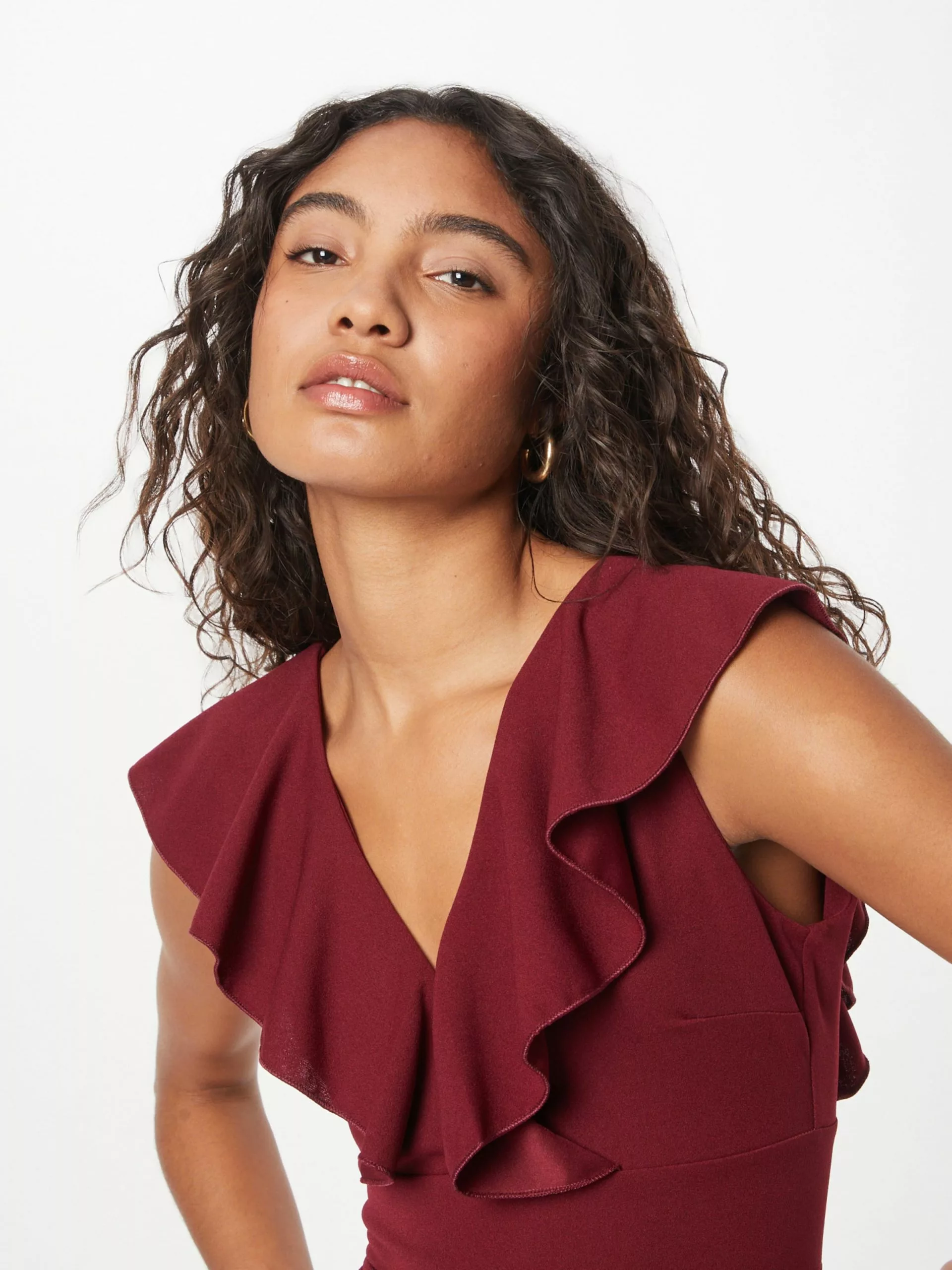 Wal G Cocktailkleider Kleid HIMANI Frauen Weinrot 2 Wal G Cocktailkleider Kleid HIMANI Frauen Weinrot – Bild 2