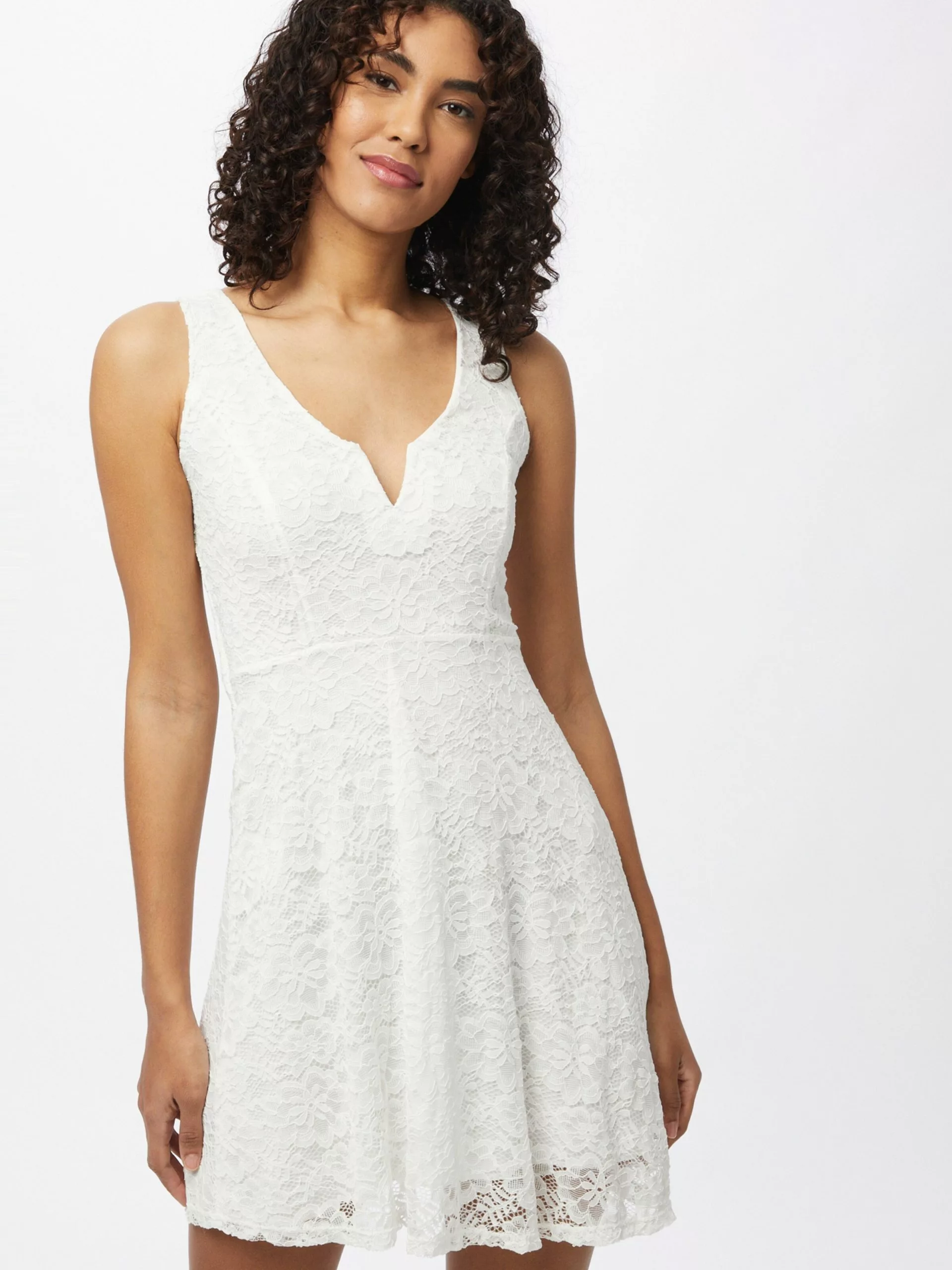 Wal G Cocktailkleider Spitzenkleid Frauen Weiß 3 Wal G Cocktailkleider Spitzenkleid Frauen Weiß – Bild 3