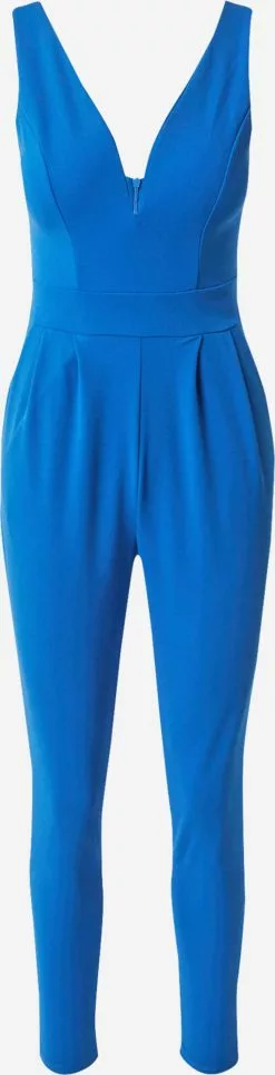 Wal G Lange Jumpsuits Jumpsuit Frauen Royalblau