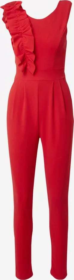 Wal G Lange Jumpsuits Jumpsuit HANI Frauen Rot