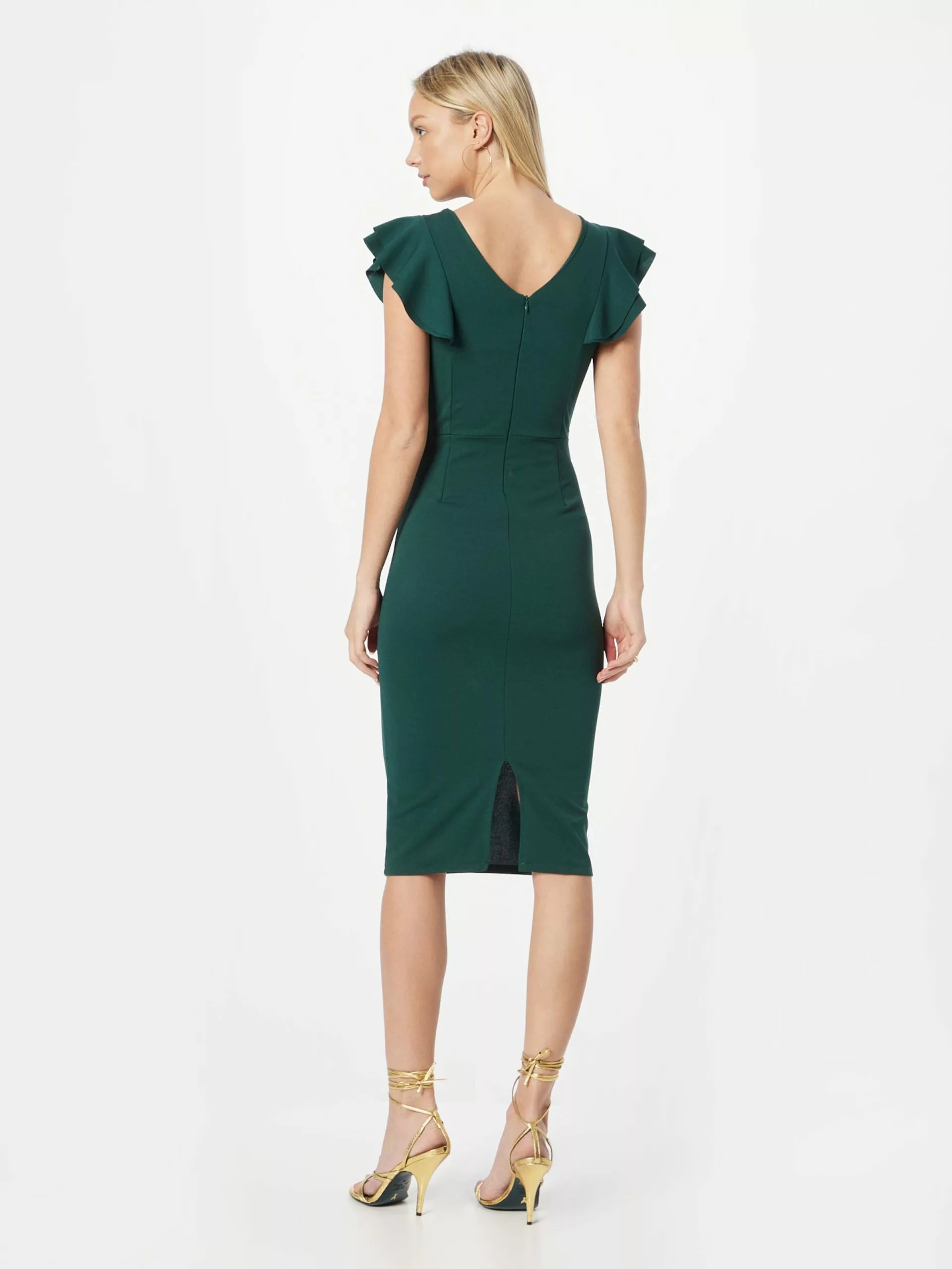 Wal G Minikleider Kleid ALESSIA Frauen Dunkelgrün 4 Wal G Minikleider Kleid ALESSIA Frauen Dunkelgrün – Bild 4