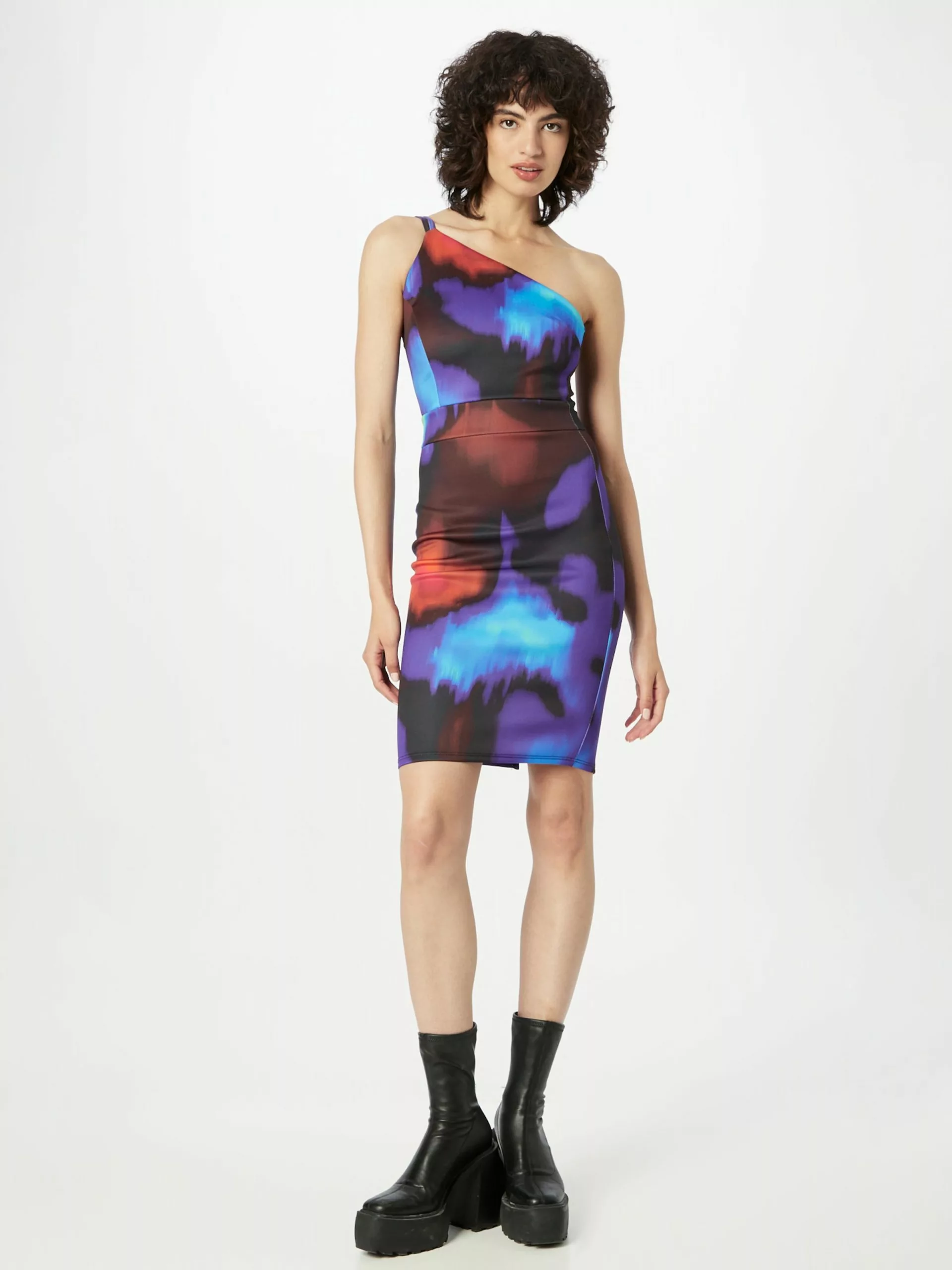 Wal G Minikleider Kleid VLERA Frauen Blau / Hellblau 3 Wal G Minikleider Kleid VLERA Frauen Blau / Hellblau – Bild 3