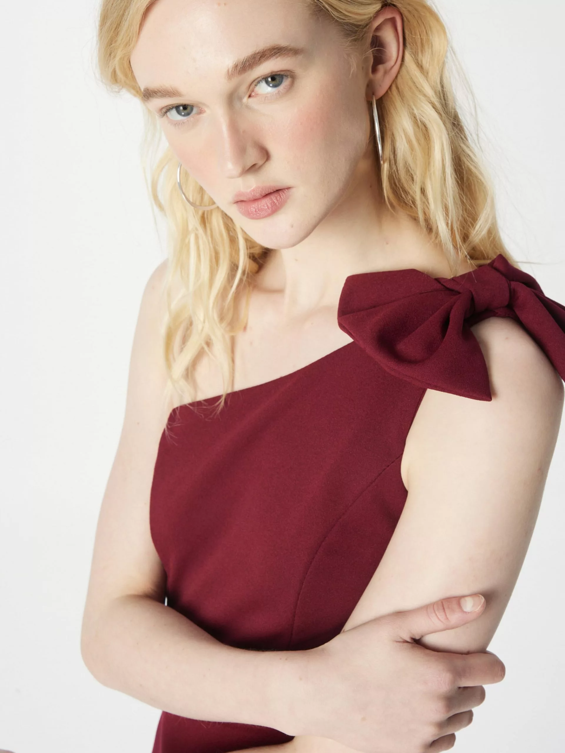 Wal G Cocktailkleider Kleid Frauen Weinrot 2 Wal G Cocktailkleider Kleid Frauen Weinrot – Bild 2