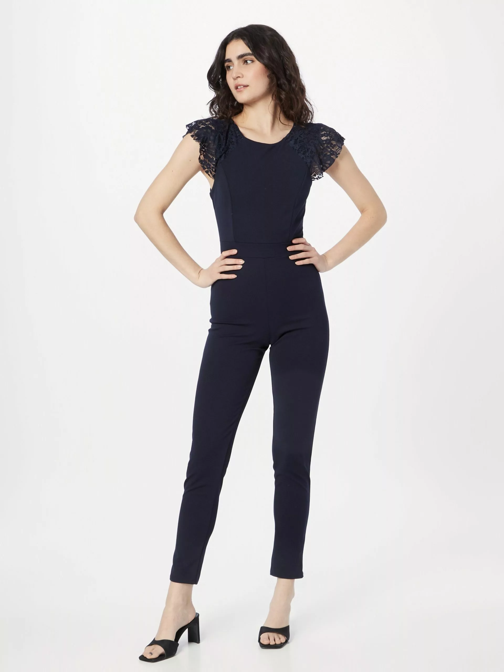 Wal G Lange Jumpsuits Jumpsuit SARAH Frauen Navy 5 Wal G Lange Jumpsuits Jumpsuit SARAH Frauen Navy – Bild 5