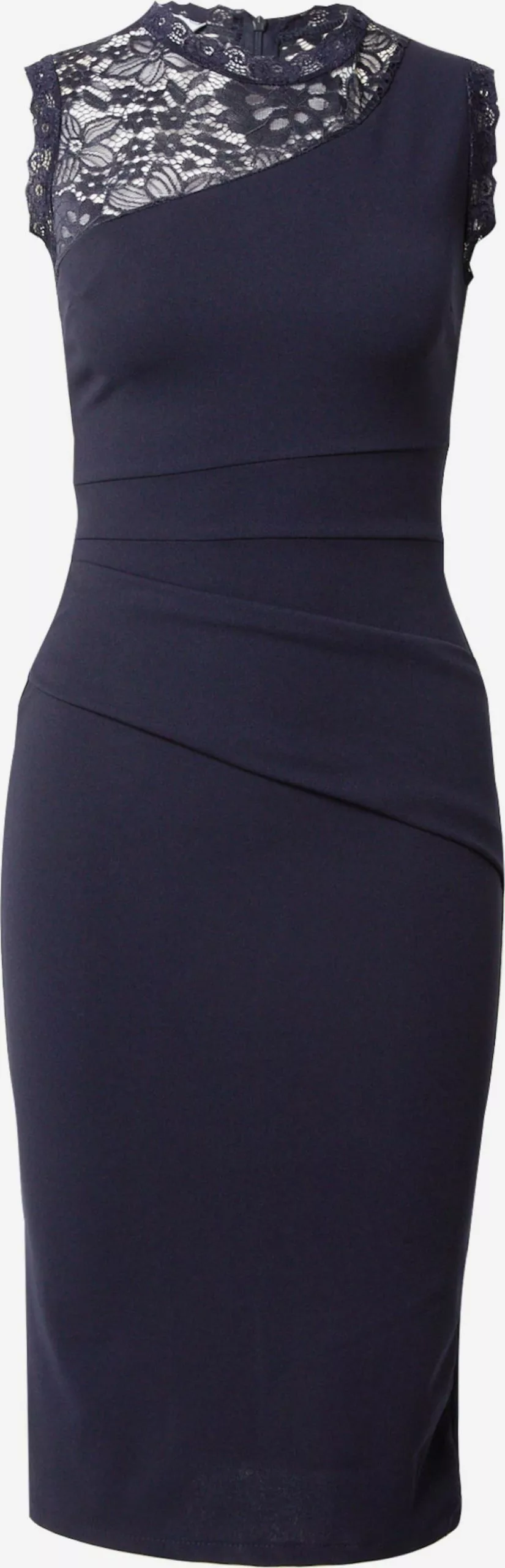 Wal G Etuikleider Kleid FRANK Frauen Navy 1 Wal G Etuikleider Kleid FRANK Frauen Navy