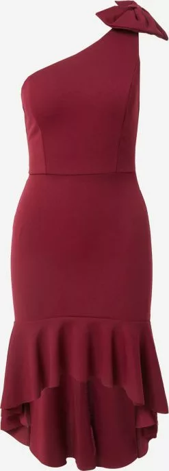 Wal G Cocktailkleider Kleid Frauen Weinrot