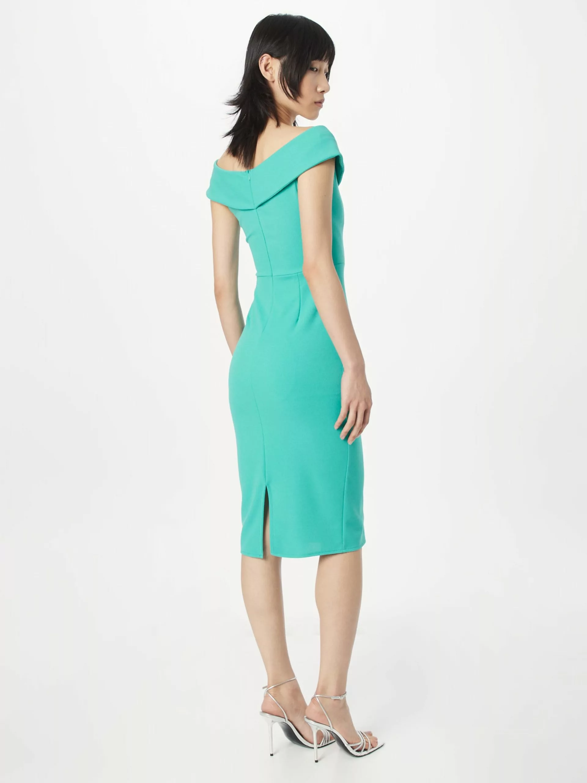 Wal G Jerseykleider Kleid Frauen Blau 4 Wal G Jerseykleider Kleid Frauen Blau – Bild 4