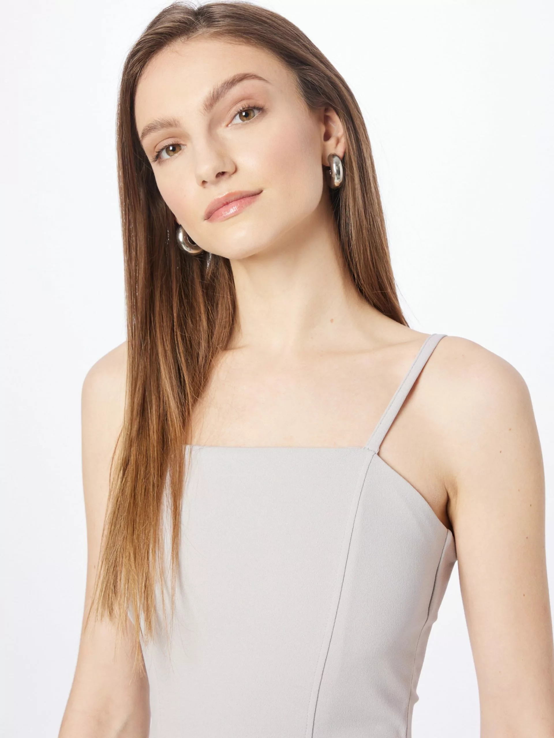 Wal G Minikleider Kleid ILANA Frauen Silbergrau 2 Wal G Minikleider Kleid ILANA Frauen Silbergrau – Bild 2