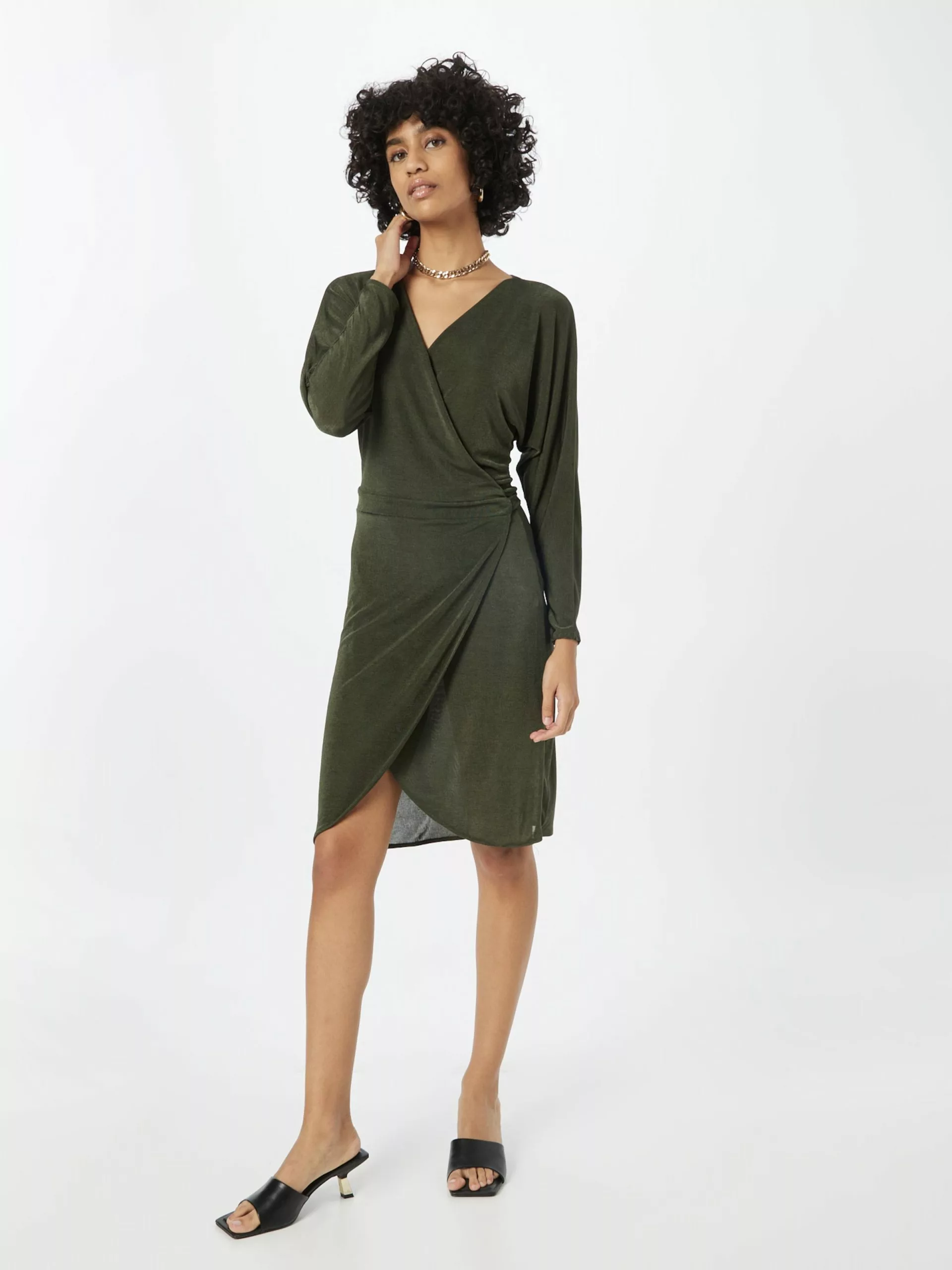 Wal G Minikleider Kleid Frauen Dunkelgrün 5 Wal G Minikleider Kleid Frauen Dunkelgrün – Bild 5