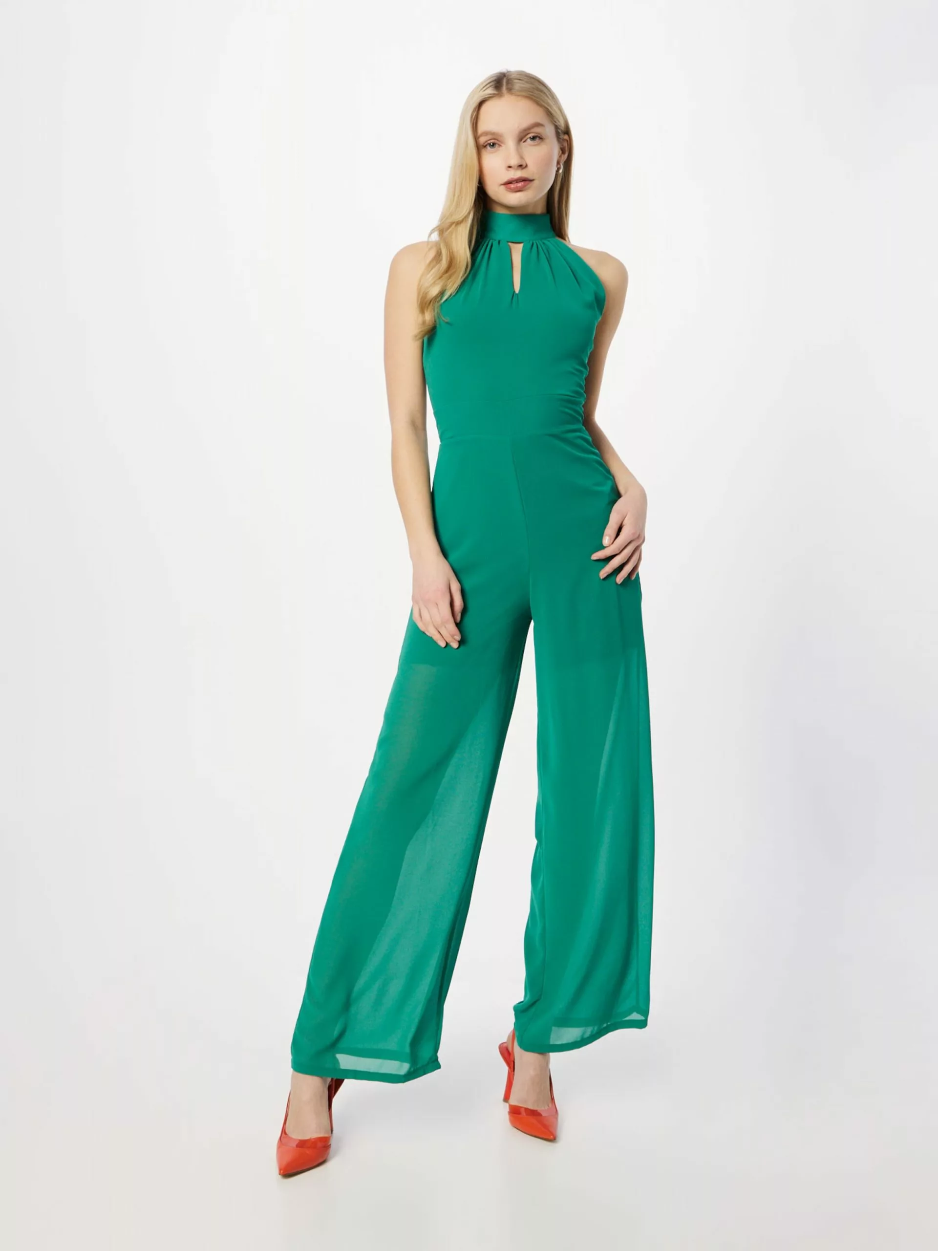 Wal G Lange Jumpsuits Jumpsuit FIONA Frauen Grün 3 Wal G Lange Jumpsuits Jumpsuit FIONA Frauen Grün – Bild 3