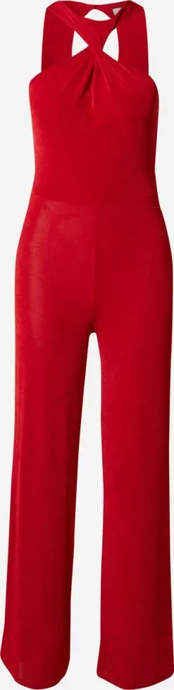 Wal G Lange Jumpsuits Jumpsuit Frauen Feuerrot
