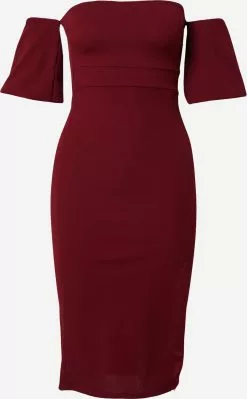 Wal G Minikleider Kleid CYLON Frauen Karminrot