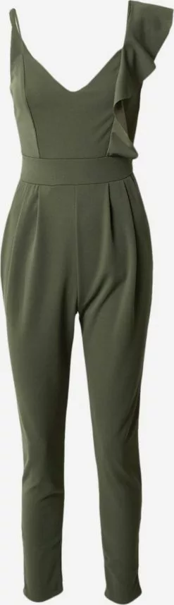 Wal G Verkaufsshop 14 Wal G Lange Jumpsuits Jumpsuit IMAANI Frauen Khaki