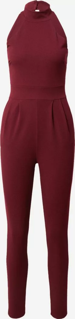 Wal G Lange Jumpsuits Jumpsuit Frauen Weinrot