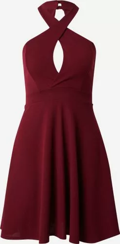 Wal G Verkaufsshop 24 Wal G Cocktailkleider Kleid OFRI Frauen Weinrot
