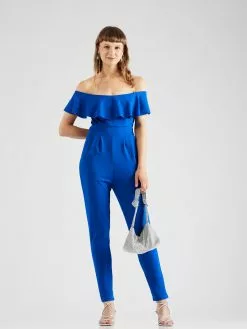 Wal G Lange Jumpsuits Jumpsuit CHRISTINA Frauen Blau -Wal G Verkaufsshop f7cf5839df19dfc85f7c54af6f01b954